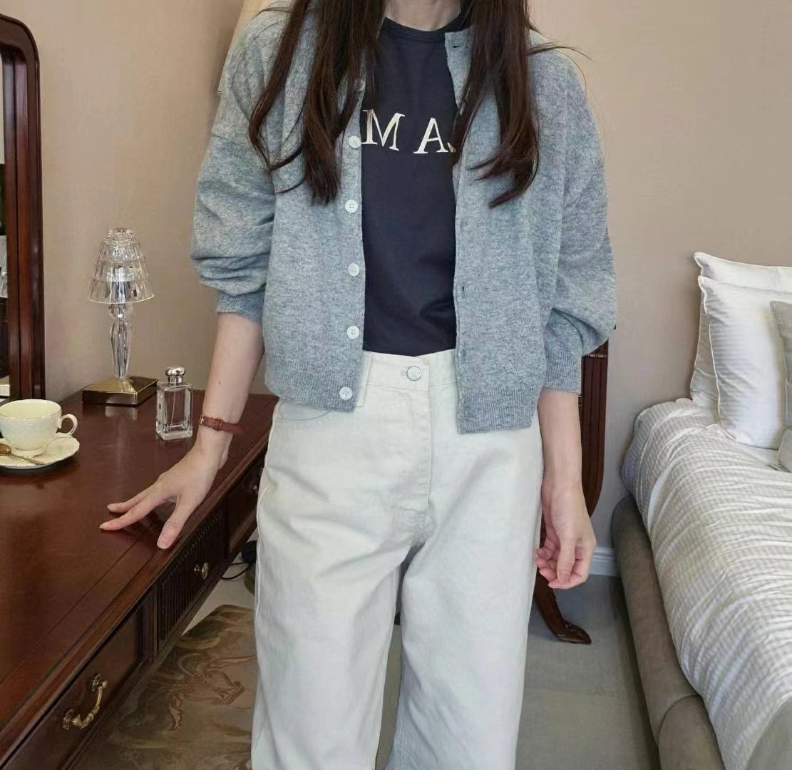 BOUNDARY韓國直郵東大門代購女裝新款熱賣24秋冬針織衫開衫BOUNDARY針織衫