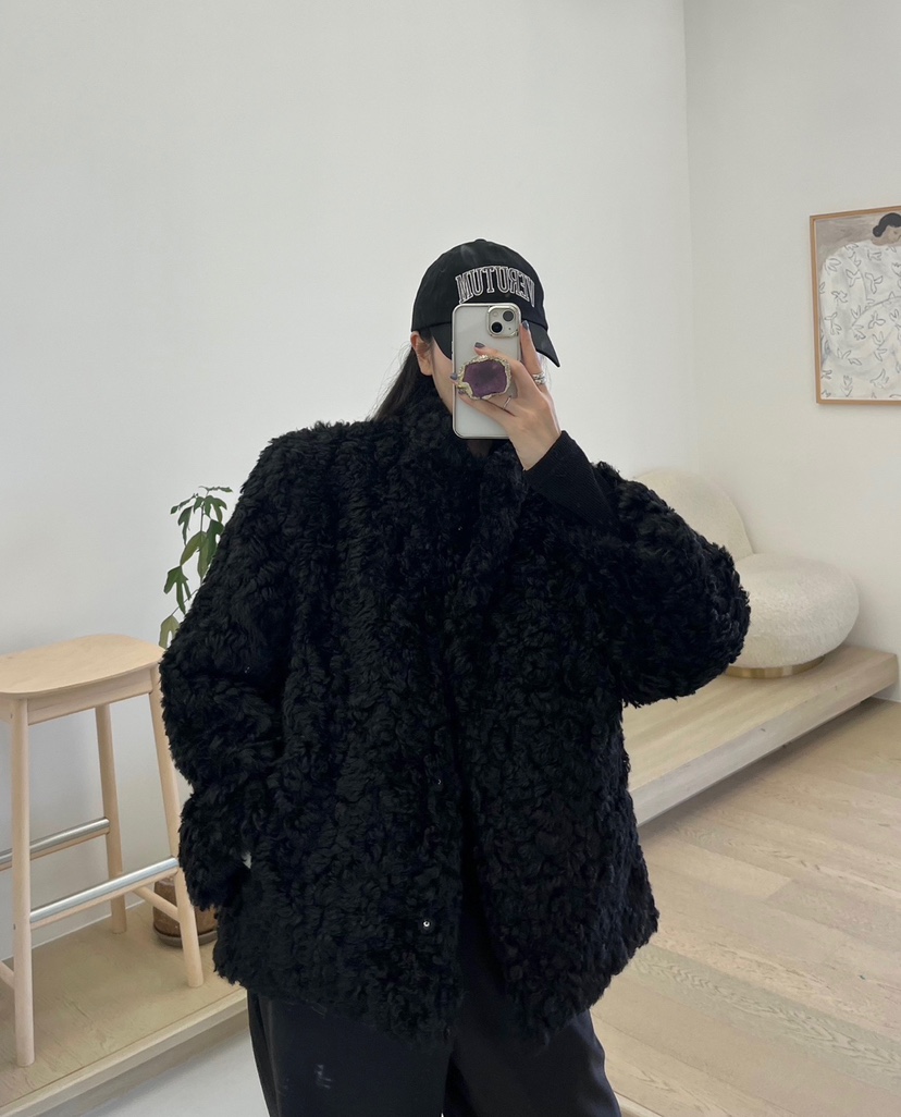 AMUSE SEOUL韓國直郵東大門代購女裝新品人氣熱賣夾克羊毛AMUSE SEOUL夾克