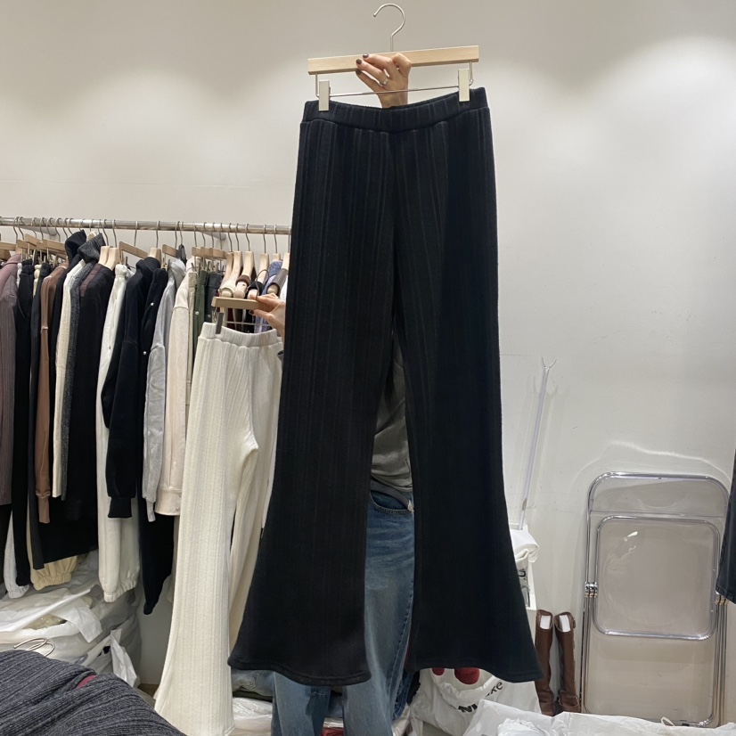 Vibelle韓國直郵東大門代購女裝新款24秋冬真品休閑褲羊毛VIBELLE休閑褲圖色3