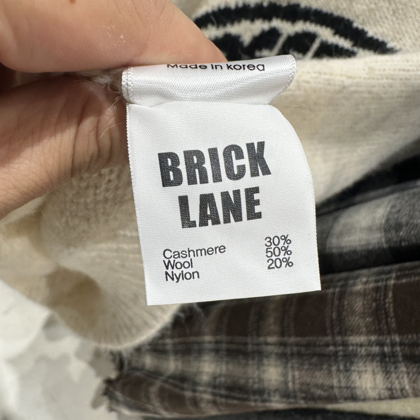 BRICKLANE韓國直郵東大門實拍女裝新款職業時尚毛衣短款針織BRICKLANE毛衣