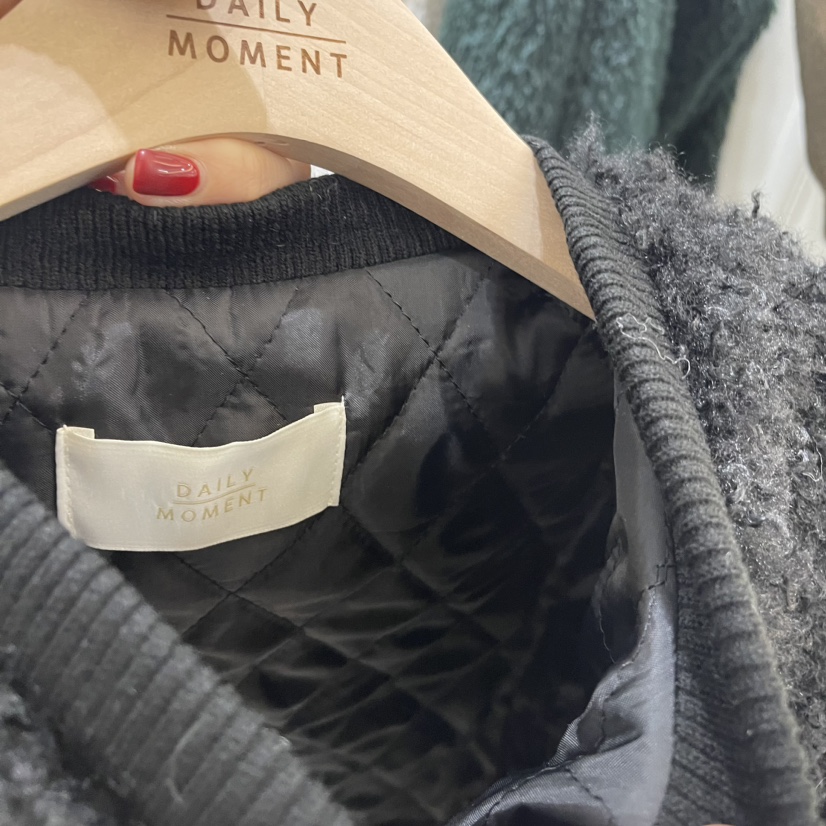 DAILY MOMENT直郵韓國代購女裝新款24秋冬熱賣時尚短款大衣DAILY MOMENT短款大衣