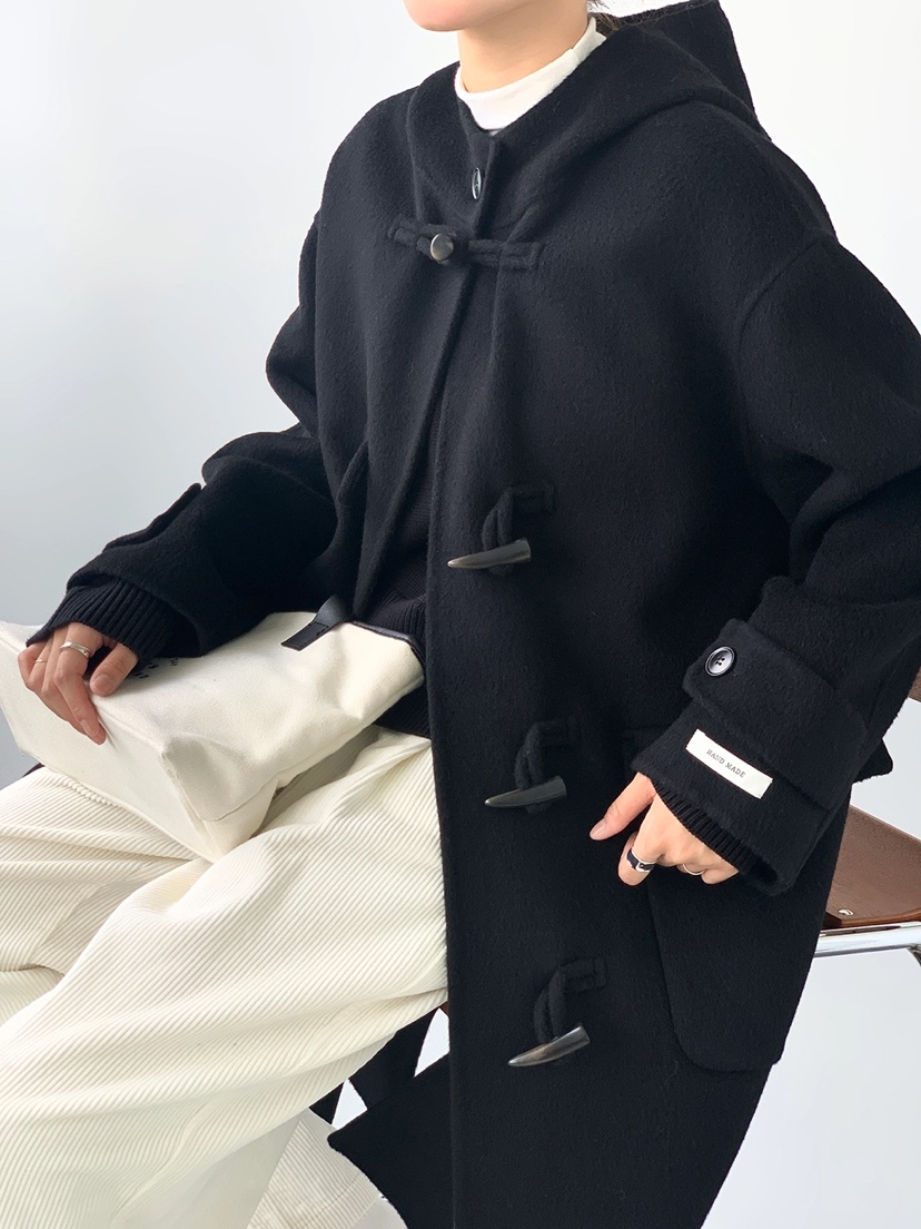 BANI BLUBH韓國直郵女裝新款時尚休閑職業人氣推薦中長款大衣BANI BLUSH中長款大衣