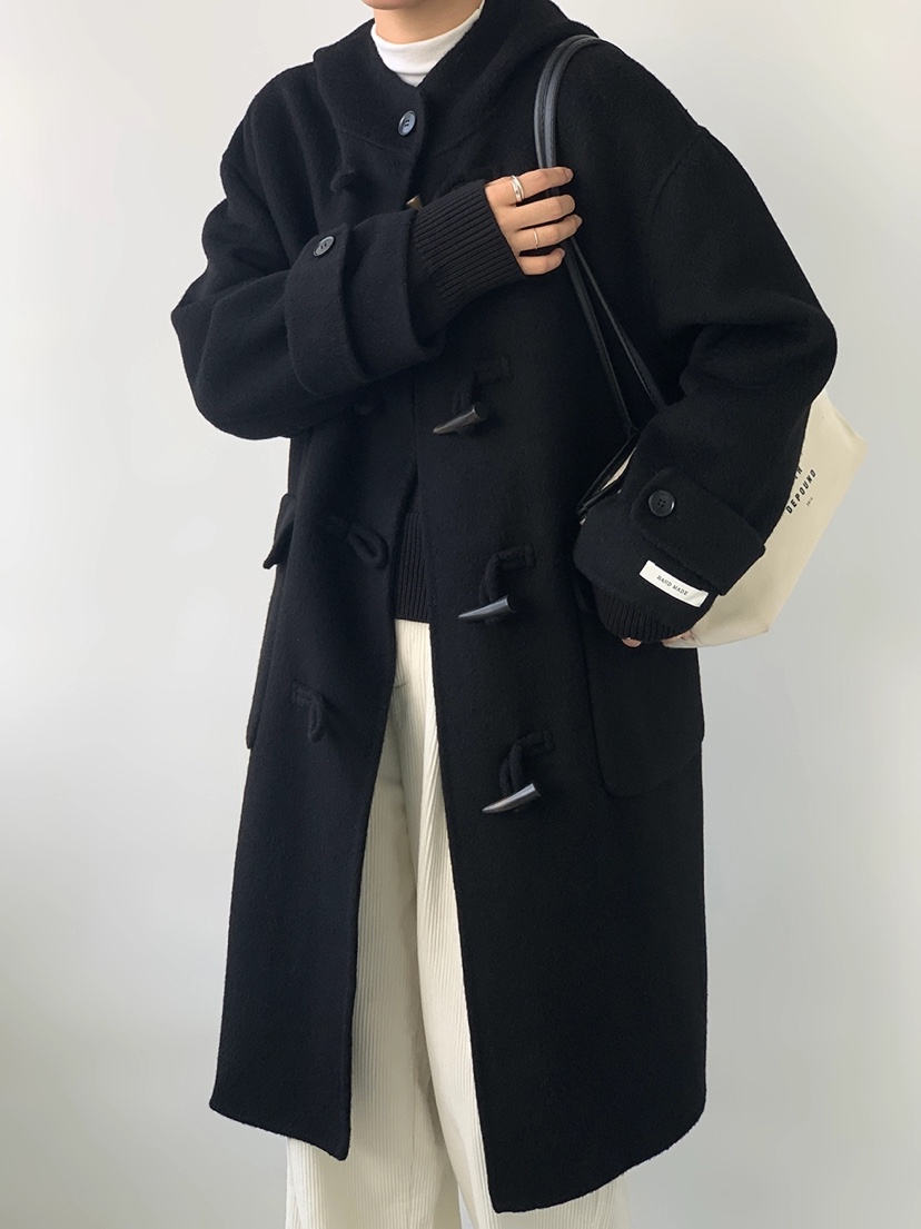 BANI BLUBH韓國直郵女裝新款時尚休閑職業人氣推薦中長款大衣BANI BLUSH中長款大衣圖色2