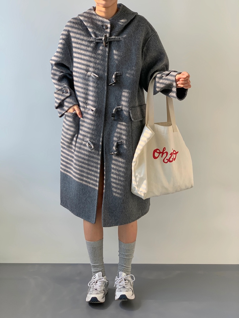 BANI BLUBH韓國直郵女裝新款時尚休閑職業人氣推薦中長款大衣BANI BLUSH中長款大衣圖色3