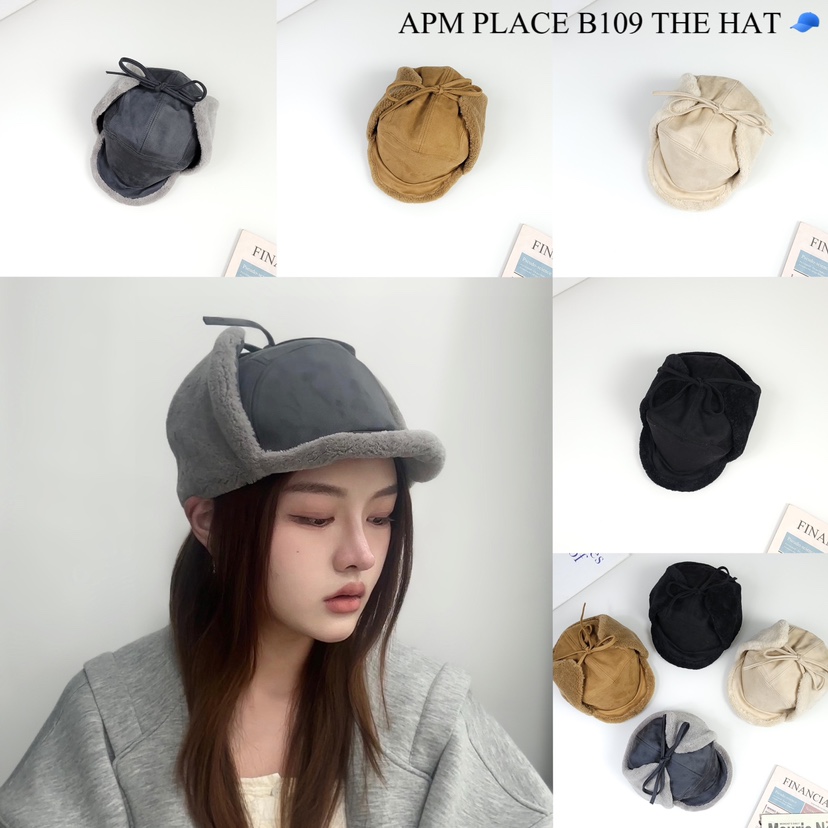 THE HAT韓國直郵東大門代購女裝新品24秋冬推薦帽子抓絨THE HAT帽子