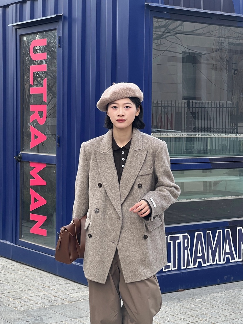 BANI BLUBH直郵韓國代購女裝新品24秋冬人氣時尚推薦夾克BANI BLUSH夾克