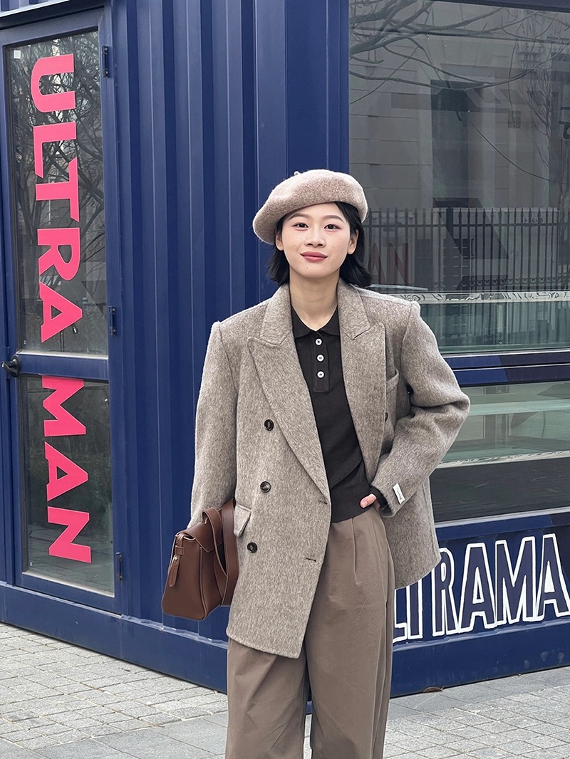 BANI BLUBH直郵韓國代購女裝新品24秋冬人氣時尚推薦夾克BANI BLUSH夾克圖色2