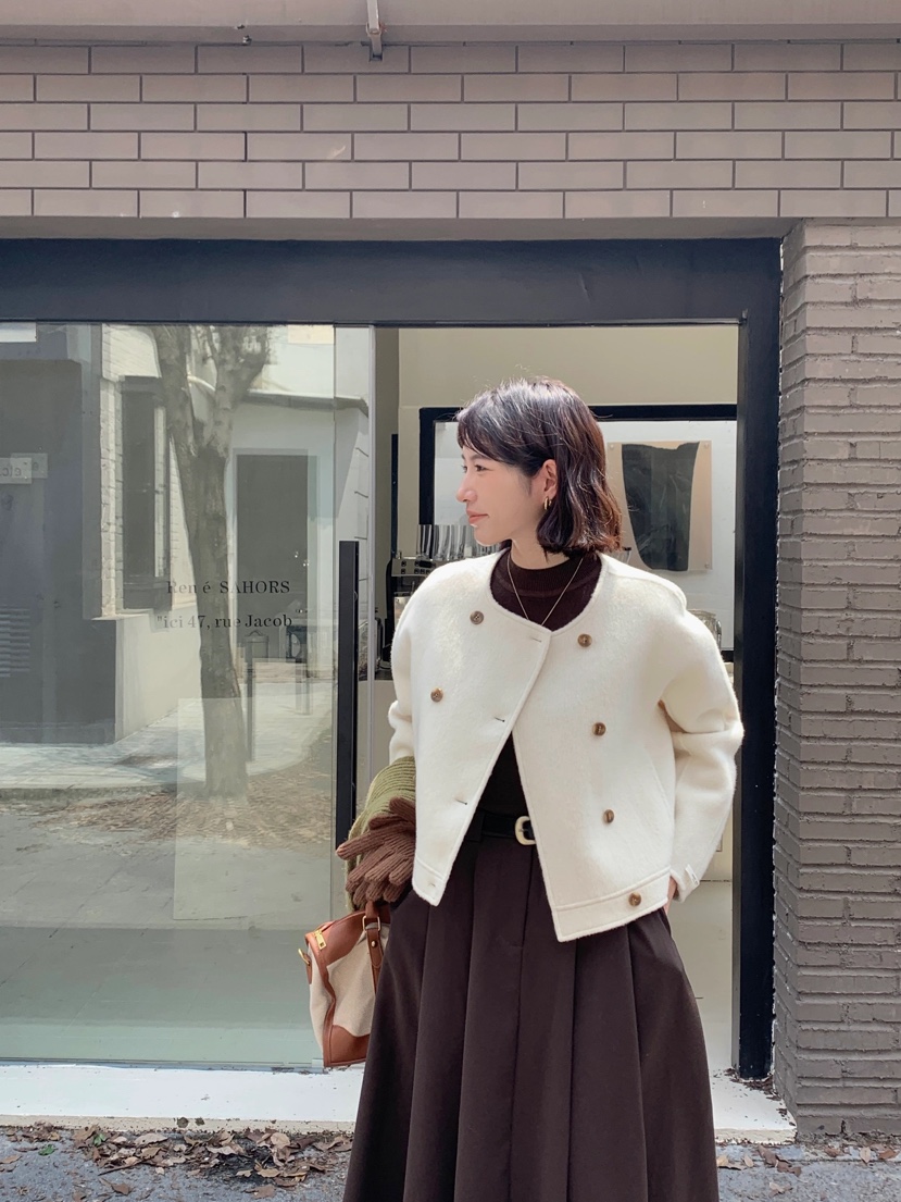 BANI BLUBH直郵韓國代購女裝新款人氣真品時尚24秋冬夾克BANI BLUSH夾克圖色3