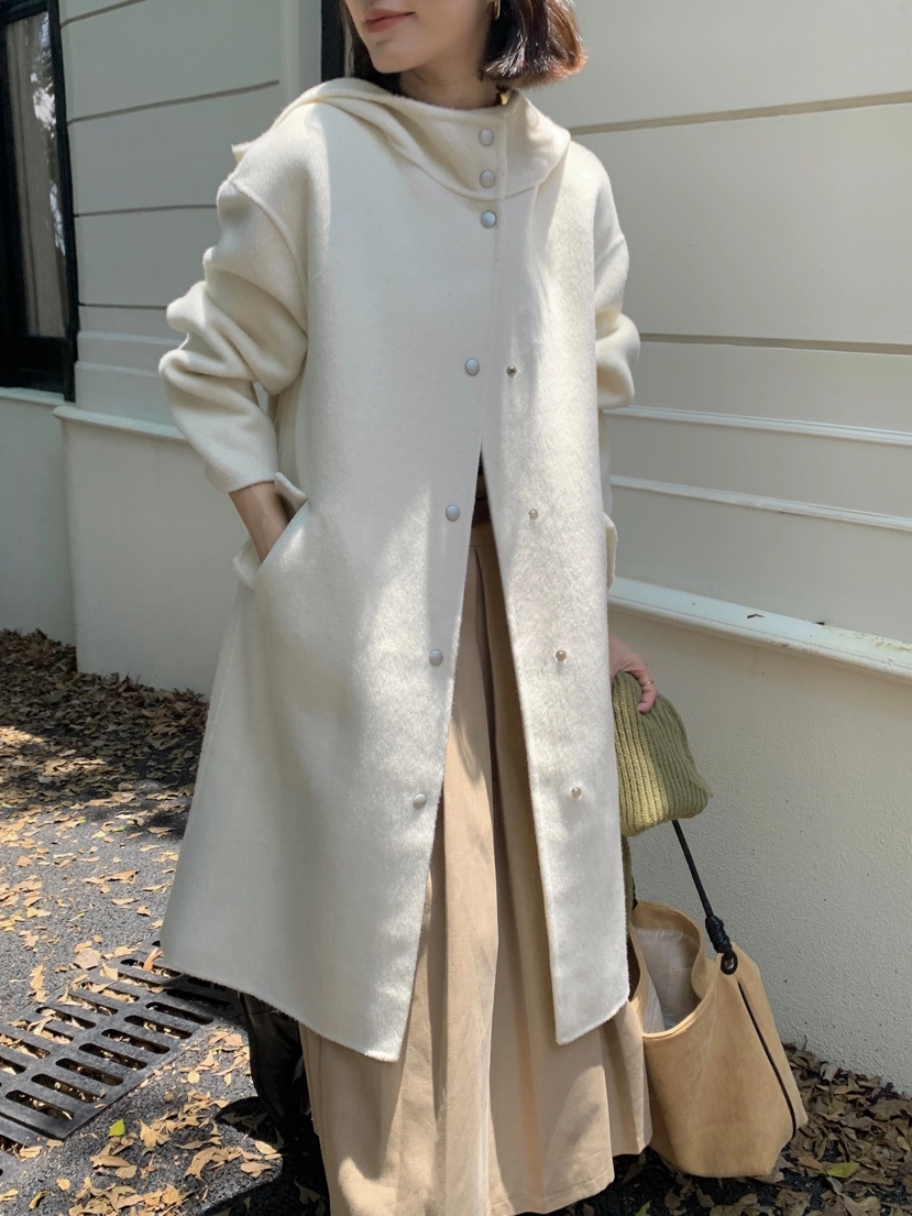 BANI BLUBH韓國直郵東大門代購女裝新品人氣24秋冬中長款大衣BANI BLUSH中長款大衣