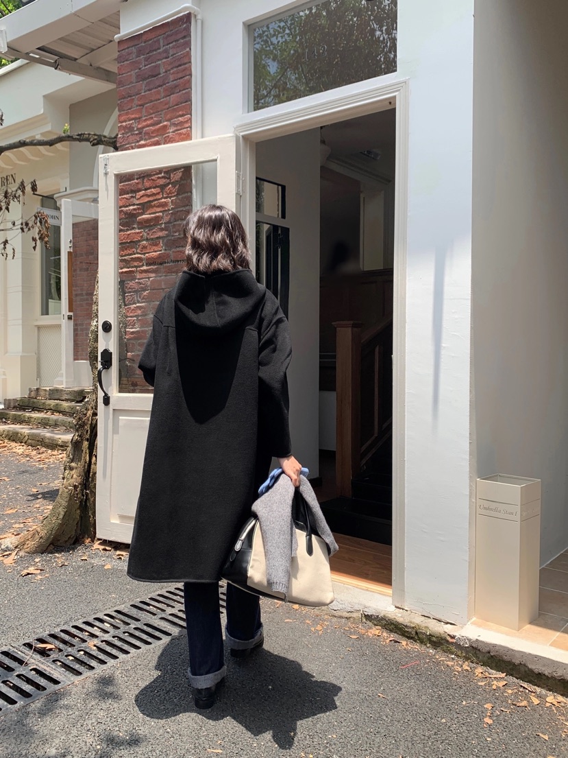 BANI BLUBH韓國直郵東大門代購女裝新品人氣24秋冬中長款大衣BANI BLUSH中長款大衣
