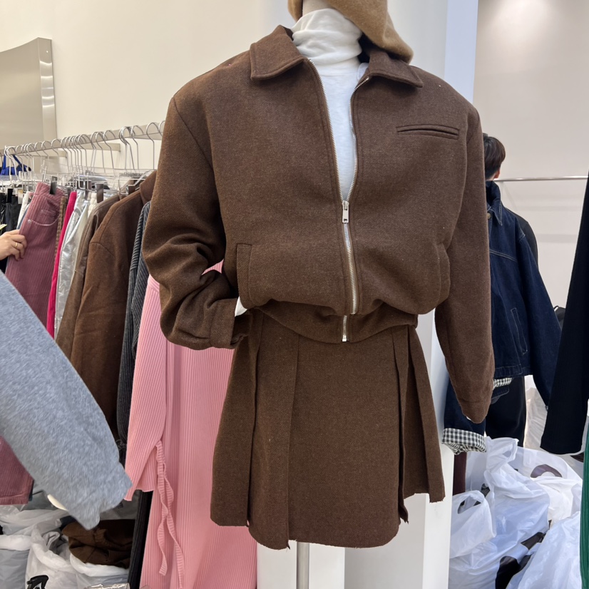 SAEGGAM韓國直郵女裝新品24秋冬推薦職業人氣時尚真品套裝SAEGGAM套裝