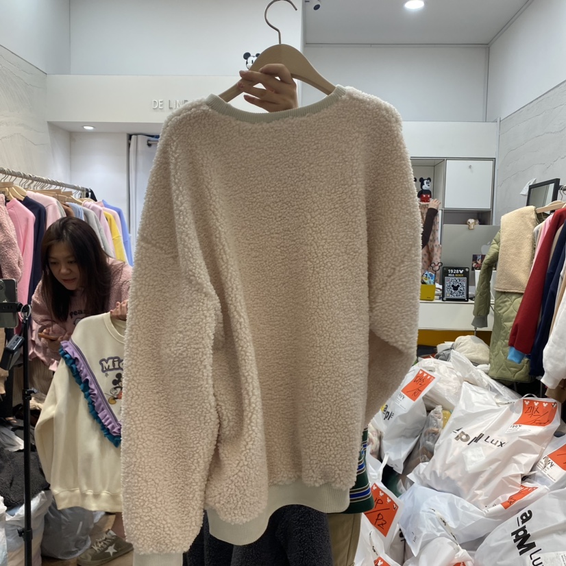 DE LINE韓國直郵東大門代購女裝新品24秋冬熱賣衛衣史努比DE LINE衛衣