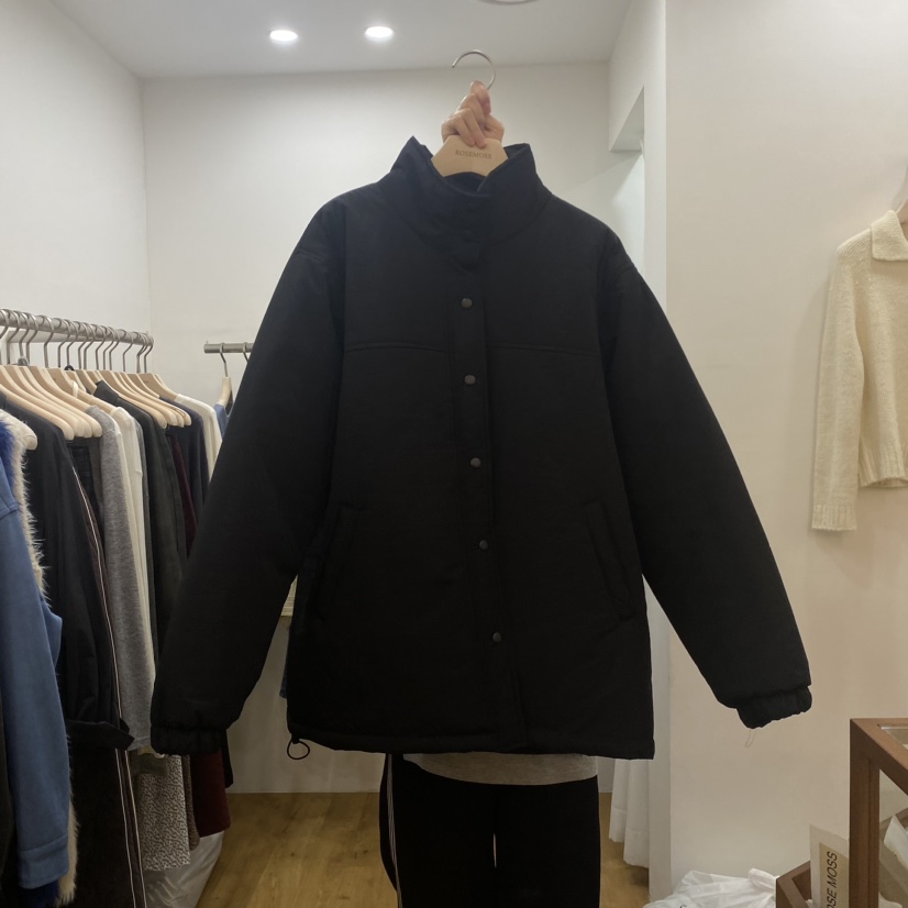 ORDINARYA韓國直郵女裝新款時尚人氣職業真品休閑短款棉服jp棉ROESMMOSS短款棉服圖色1