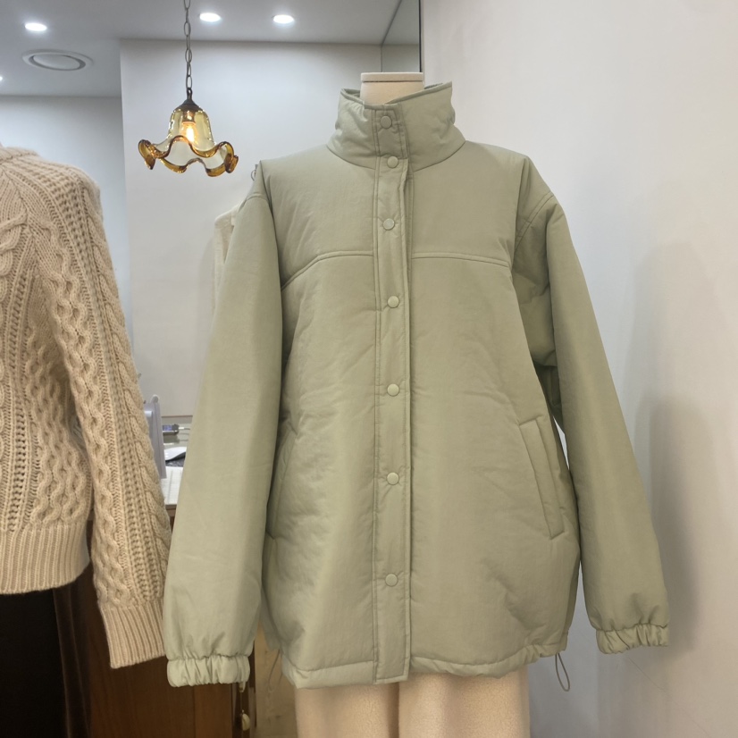 ORDINARYA韓國直郵女裝新款時尚人氣職業真品休閑短款棉服jp棉ROESMMOSS短款棉服圖色2