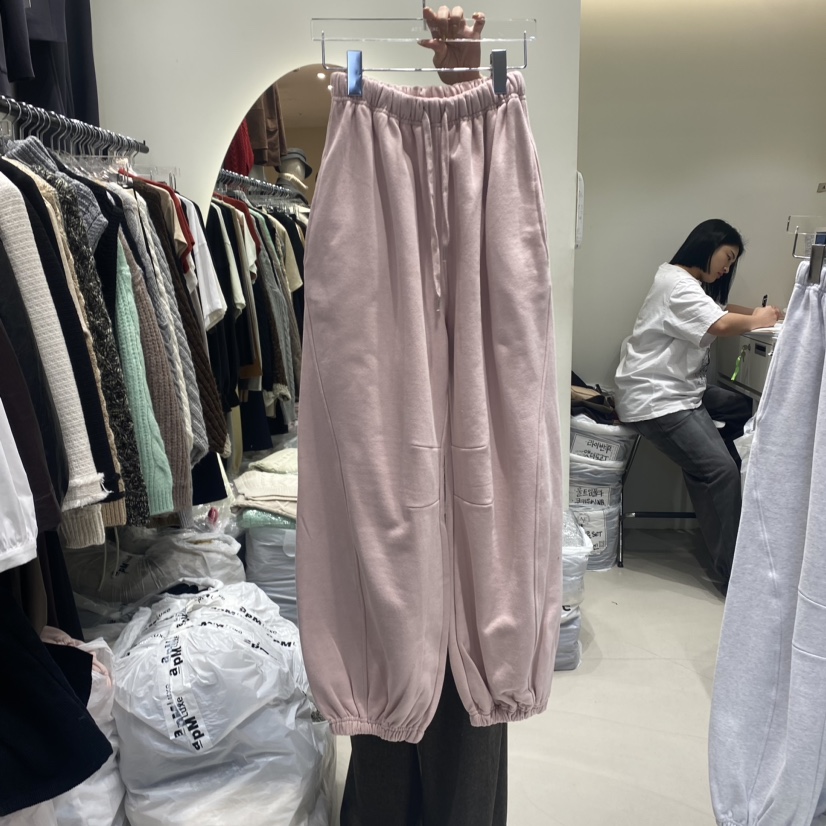 AT THE END直郵韓國代購女裝新款熱賣休閑職業休閑褲加絨AT THE END休閑褲圖色2