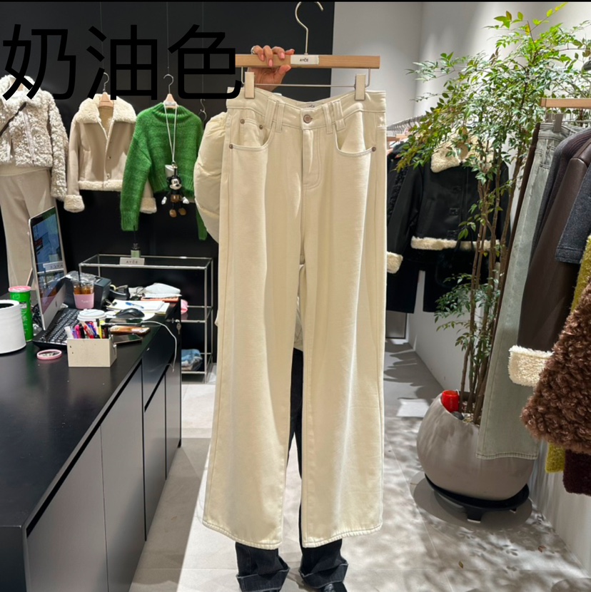 101SHOWROOM/AYCE韓國直郵東大門代購女裝新品休閑休閑褲加絨拉絨101SHOWROOM/AYCE休閑褲圖色1