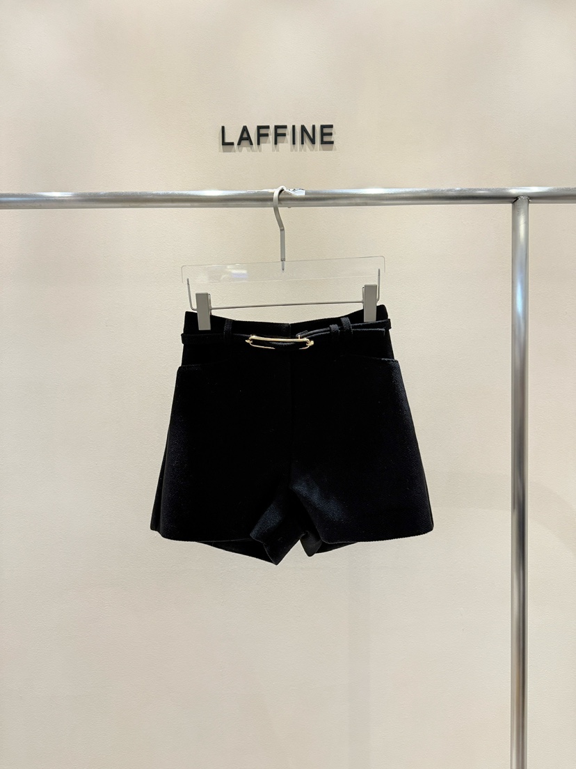 LAFFINE-P韓國直郵女裝新款真品休閑人氣時尚熱賣短褲含腰帶LAFFINE-P短褲圖色3