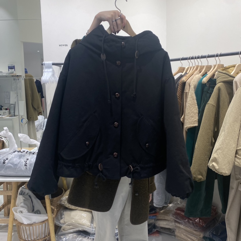 MOWER韓國直郵女裝新品人氣職業休閑真品時尚熱賣短款棉服jp棉MOWER短款棉服圖色3