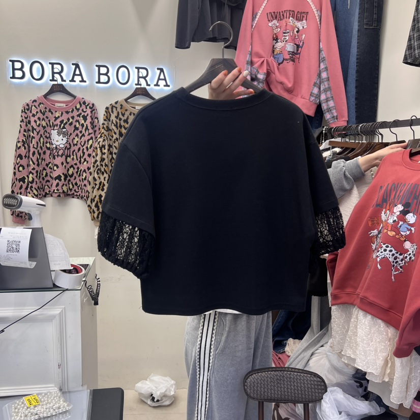 BORA BORA直郵韓國代購女裝新品人氣熱賣真品推薦時尚休閑T恤BORA BORAT恤