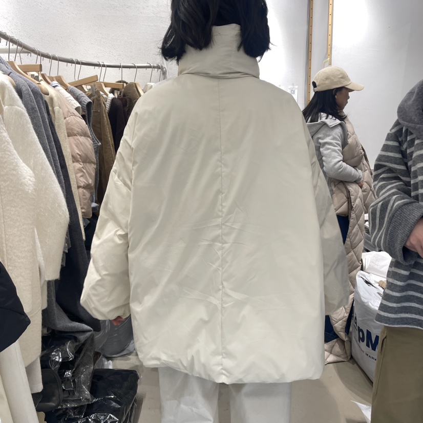 MONDAY TO SUNDAY直郵韓國代購女裝新品真品短款羽絨服含圍巾鴨絨MONDAY TO SUNDAY短款羽絨服