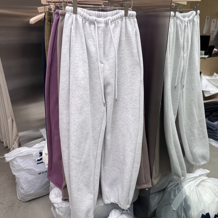 PLEASURE韓國直郵東大門實拍女裝新品推薦24秋冬休閑褲加絨PLEASURE休閑褲圖色5