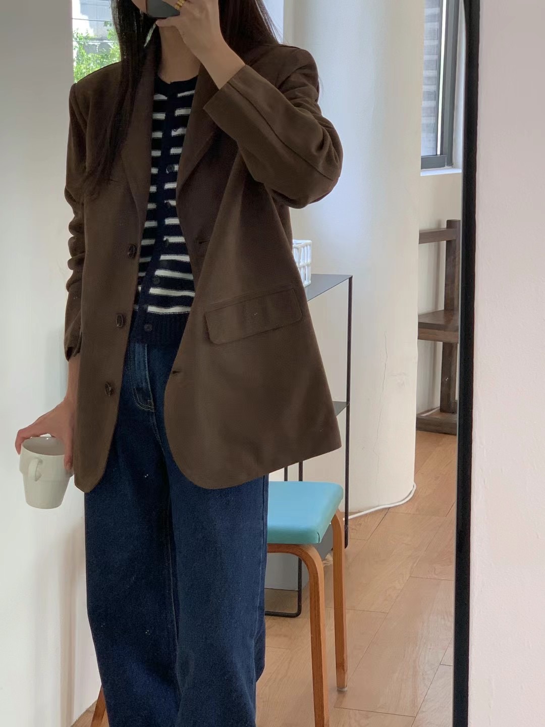 VINE韓國直郵東大門代購女裝新品熱賣職業推薦時尚人氣夾克VINE夾克圖色2