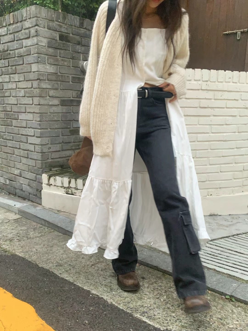 ONDA韓國直郵東大門實拍女裝新品24秋冬時尚真品熱賣牛仔褲ONDA牛仔褲