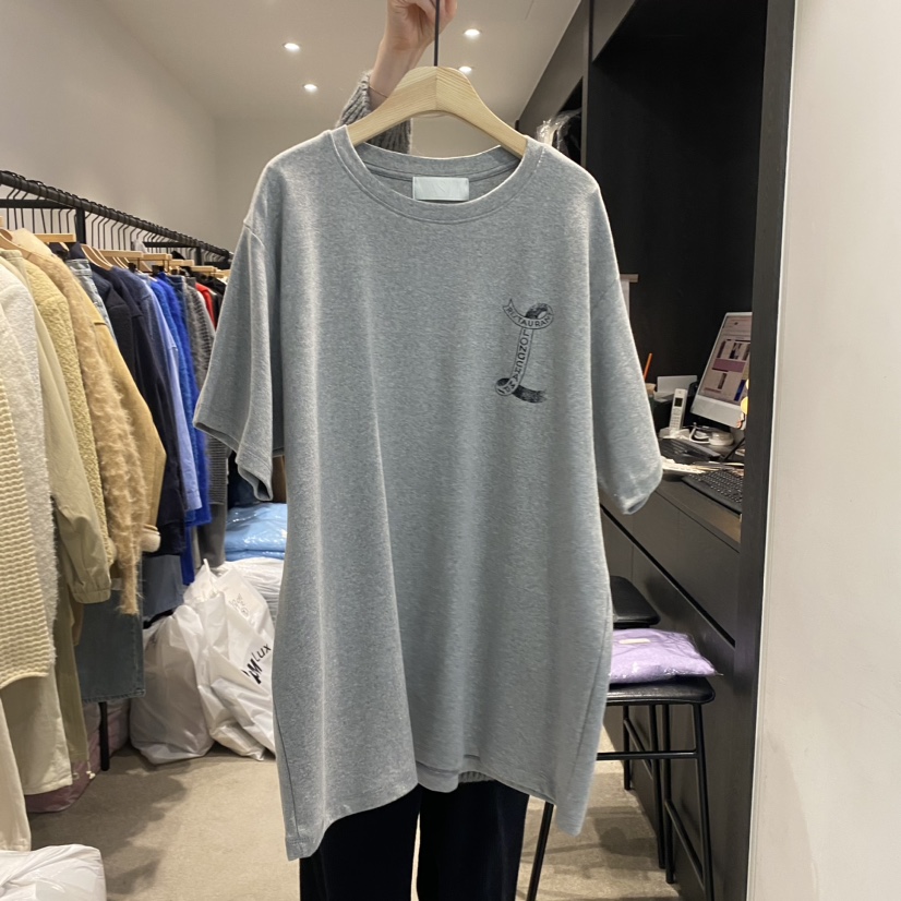 VASIL直郵韓國代購女裝新品職業時尚熱賣人氣24秋冬休閑T恤VASILT恤圖色2