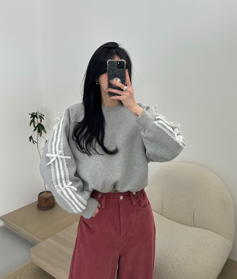AMUSE SEOUL韓國直郵女裝新品休閑24秋冬推薦真品職業衛衣AMUSE SEOUL衛衣