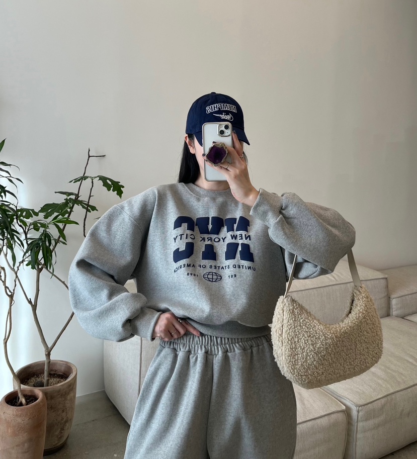 AMUSE SEOUL直郵韓國代購女裝新品時尚熱賣真品休閑衛衣加絨AMUSE SEOUL衛衣