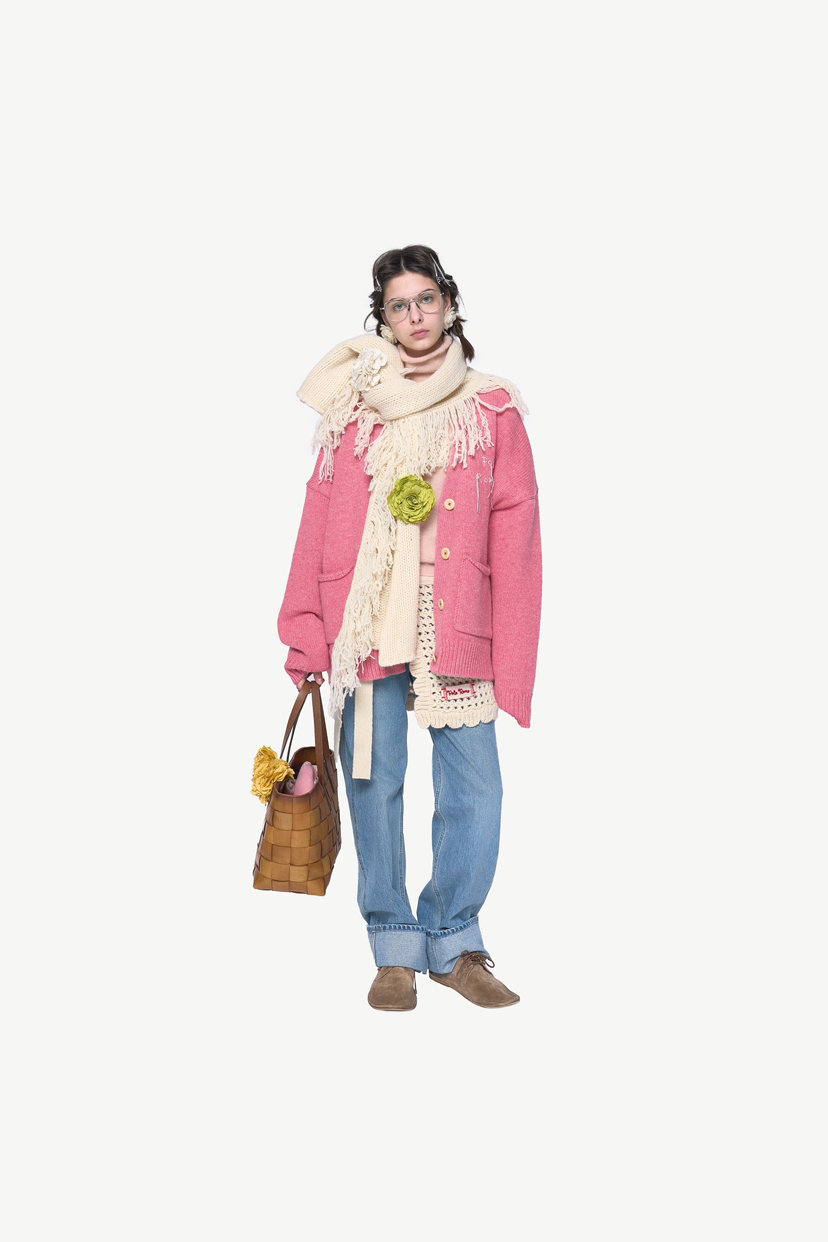 POLAROMO韓國直郵女裝新品熱賣職業24秋夏時尚推薦針織衫POLAROMO針織衫