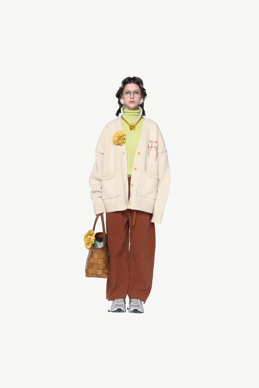 POLAROMO韓國直郵女裝新品熱賣職業24秋夏時尚推薦針織衫POLAROMO針織衫