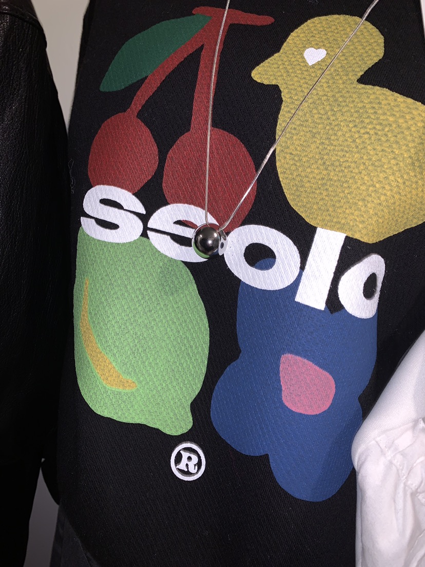 Seolo seoul韓國直郵東大門代購女裝新款熱賣休閑職業衛衣鴨Seolo seoul衛衣