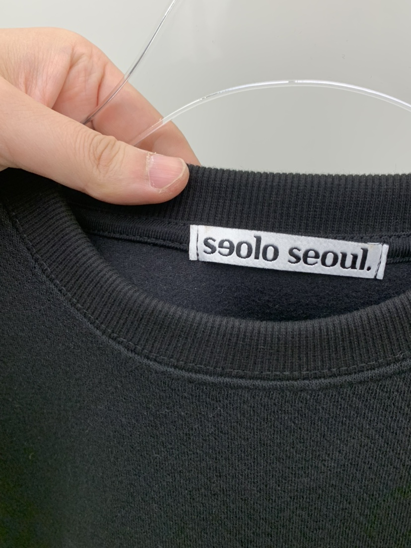 Seolo seoul韓國直郵東大門代購女裝新款熱賣休閑職業衛衣鴨Seolo seoul衛衣