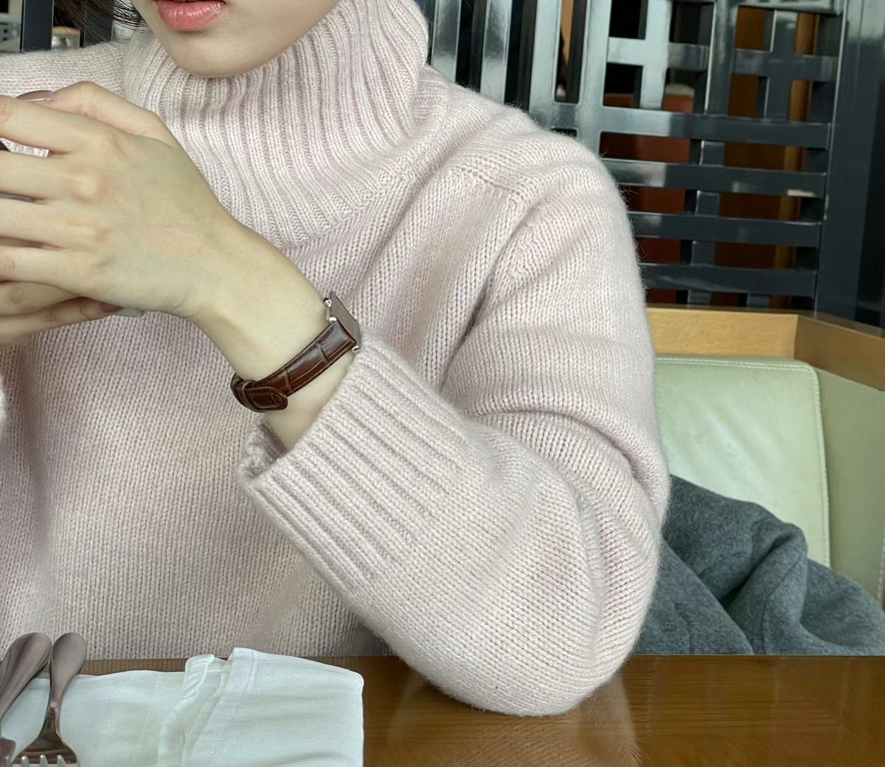 AMYGRACE韓國直郵東大門代購女裝新品人氣時尚職業休閑毛衣AMYGRACE毛衣