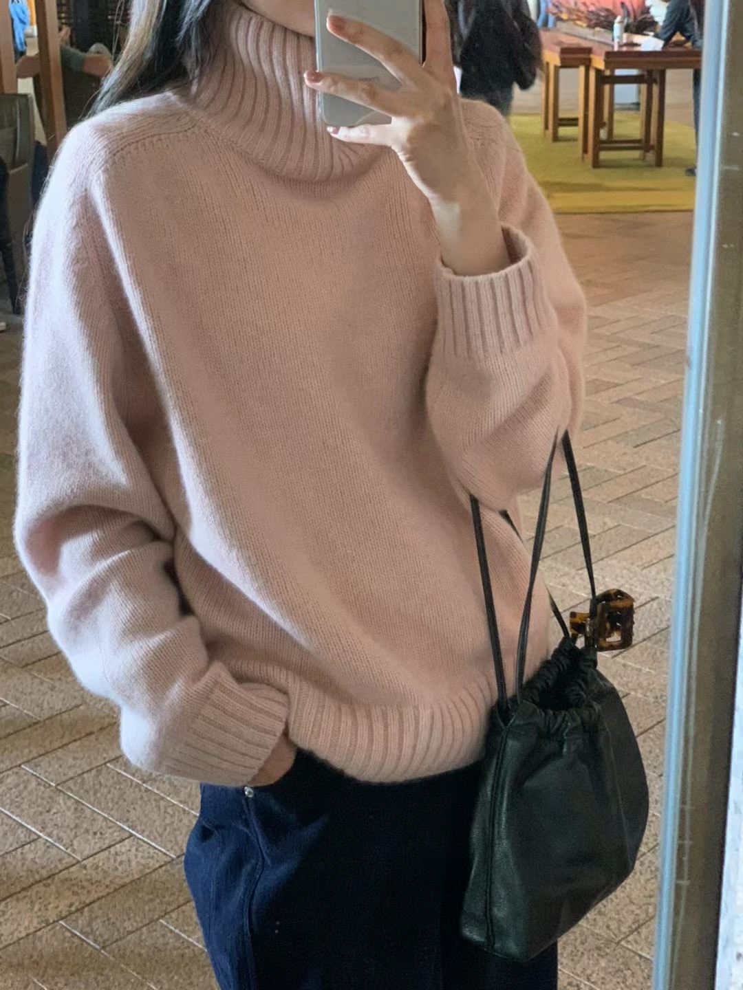 AMYGRACE韓國直郵東大門代購女裝新品人氣時尚職業休閑毛衣AMYGRACE毛衣