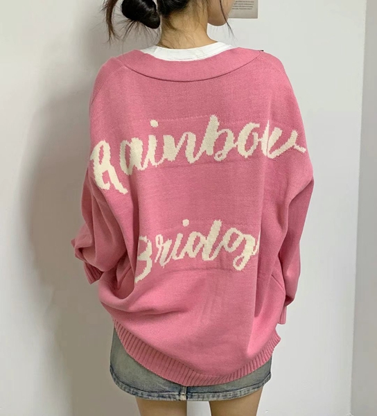 BUBBLE UNDER東大門代購女裝新品休閑時尚人氣真品推薦針織衫NOTICE針織衫