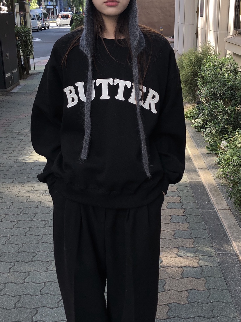 LE BUTTER韓國直郵女裝新款休閑真品人氣時尚24秋冬衛衣拉絨LE BUTTER衛衣