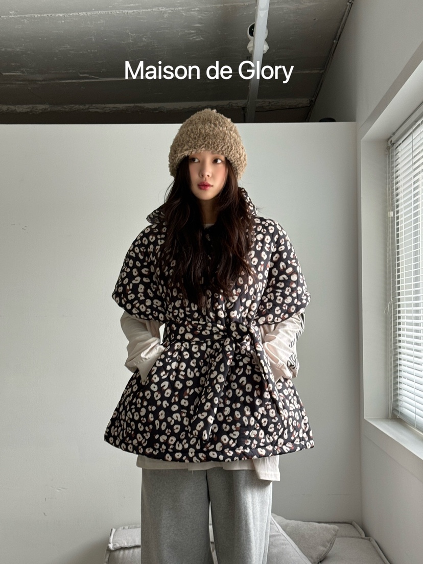 MAISON DE GLORY直郵韓國代購女裝新品時尚推薦職業夾克兜帽MAISON DE GLORY夾克圖色1