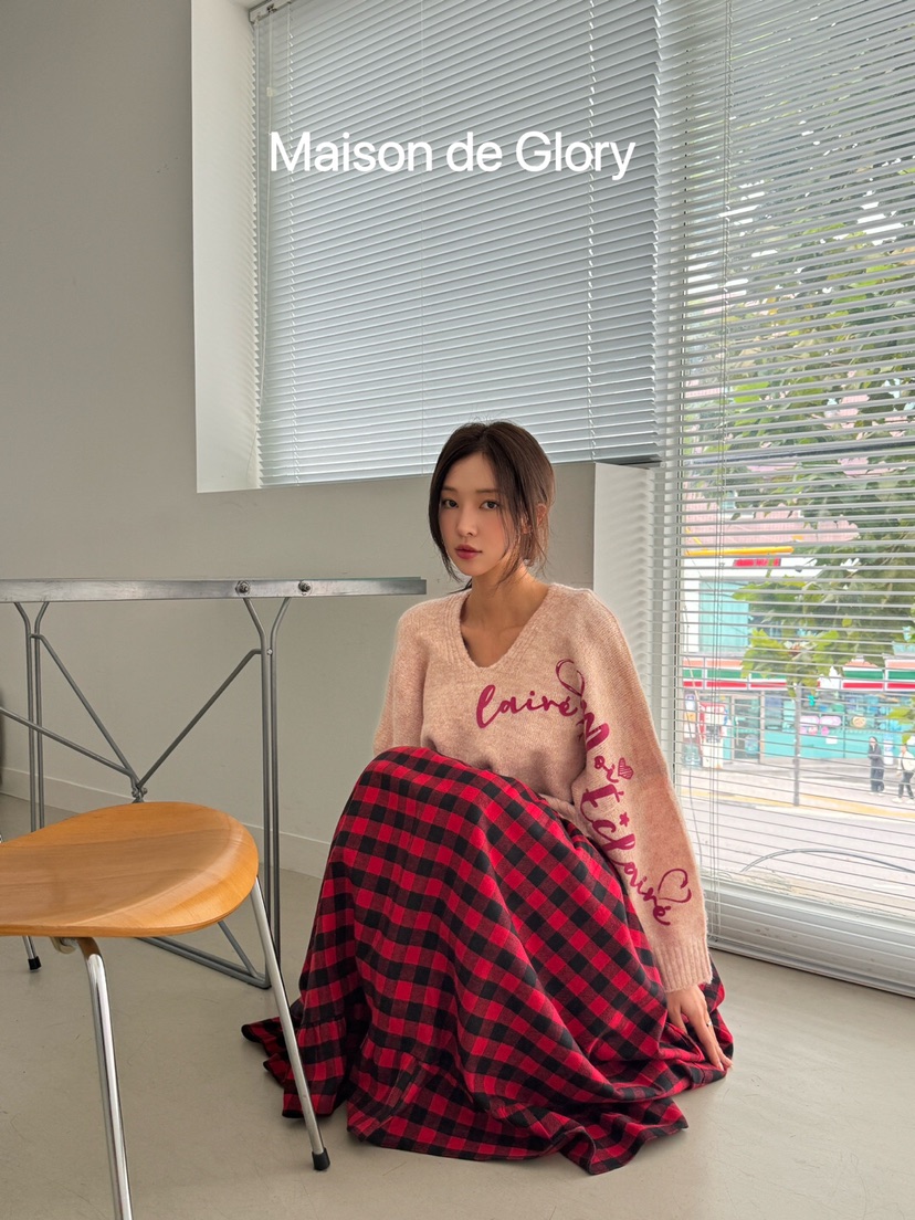 MAISON DE GLORY韓國直郵東大門代購女裝新款人氣職業針織衫MAISON DE GLORY針織衫