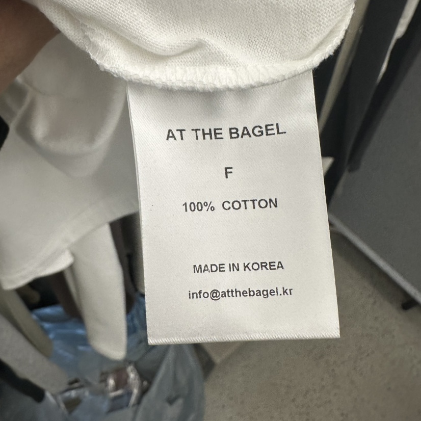 AT THE BAGEL韓國直郵女裝新品職業時尚人氣推薦真品長袖T恤AT THE BAGEL長袖T恤