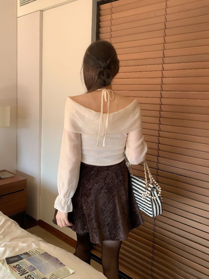 CRONG韓國直郵東大門實拍女裝新款真品人氣休閑職業襯衫蕾絲衫CRONG襯衫/蕾絲衫