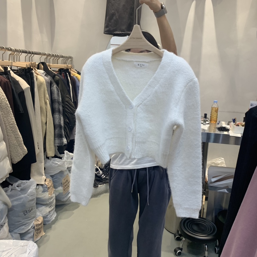 GILT/ULTRAORANGE韓國直郵東大門實拍女裝新品熱賣針織衫開衫GILT/ULTRAORANGE針織衫圖色2