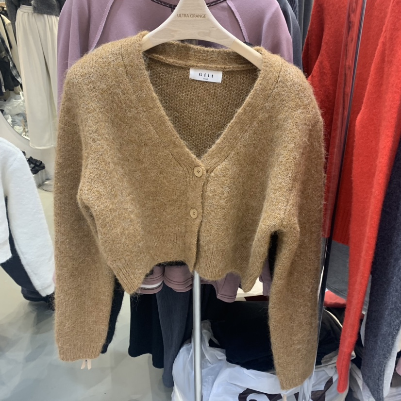 GILT/ULTRAORANGE韓國直郵東大門實拍女裝新品熱賣針織衫開衫GILT/ULTRAORANGE針織衫圖色4