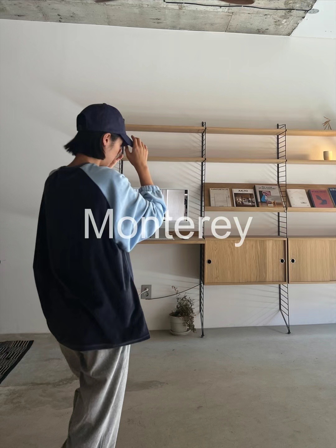 MONTEREY韓國直郵東大門代購女裝新品人氣職業時尚推薦長袖T恤MONTEREY長袖T恤