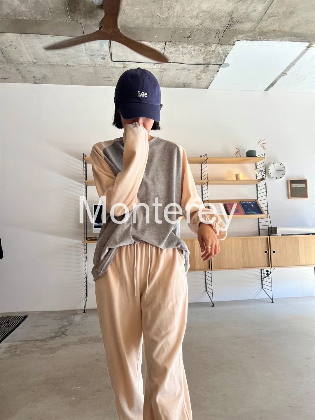 MONTEREY韓國直郵東大門代購女裝新品人氣職業時尚推薦長袖T恤MONTEREY長袖T恤圖色2