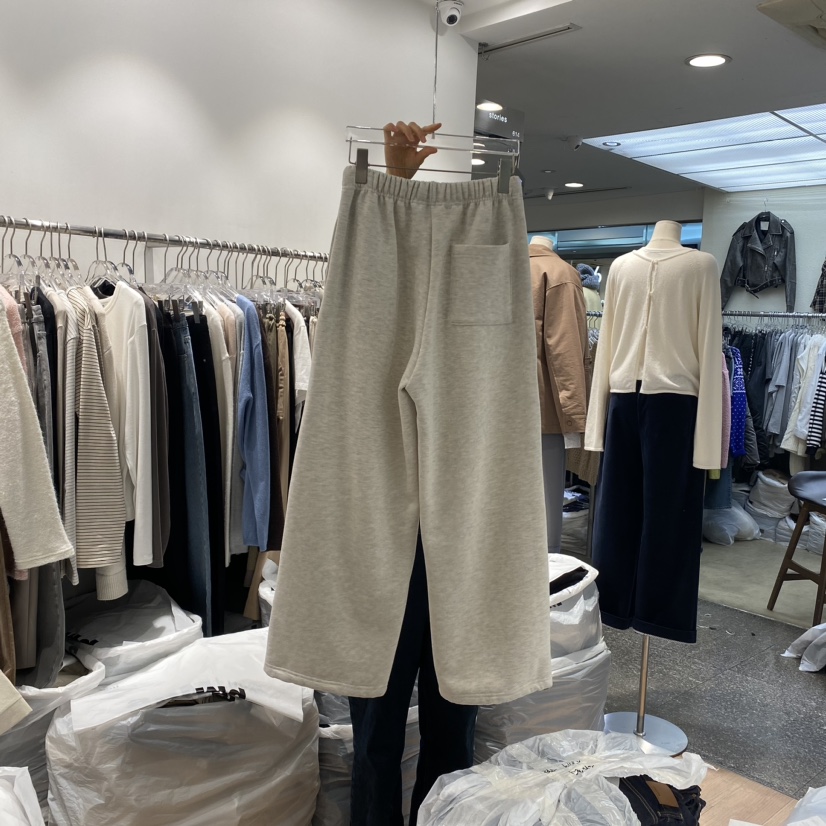 STORIES韓國直郵東大門實拍女裝新品真品休閑人氣休閑褲加絨STORIES休閑褲