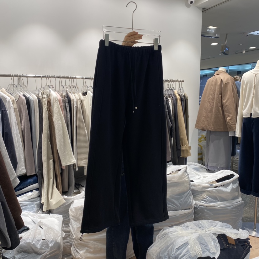 STORIES韓國直郵東大門實拍女裝新品真品休閑人氣休閑褲加絨STORIES休閑褲圖色3