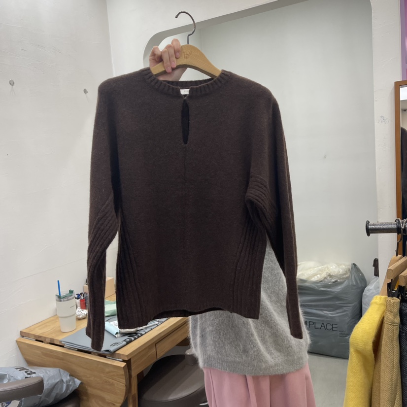 b#/BISHOP韓國直郵東大門代購女裝新品真品推薦24秋冬毛衣b#/BISHOP毛衣圖色2