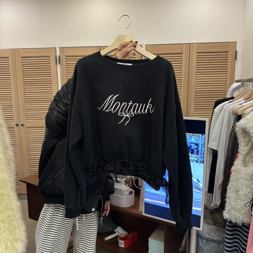 NUT韓國直郵女裝新品職業休閑24秋冬時尚熱賣推薦人氣衛衣NUT衛衣圖色2